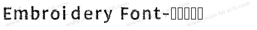 Embroidery Font字体转换